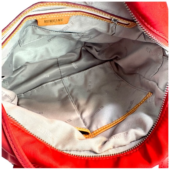 MZ Wallace Shoulder Bag Roxy Bedford Handbag Poppy Red 13 × 10 × 6 - Picture 8 of 16